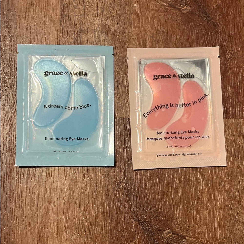 NWT Grace & Stella Set of 4 Eye Masks